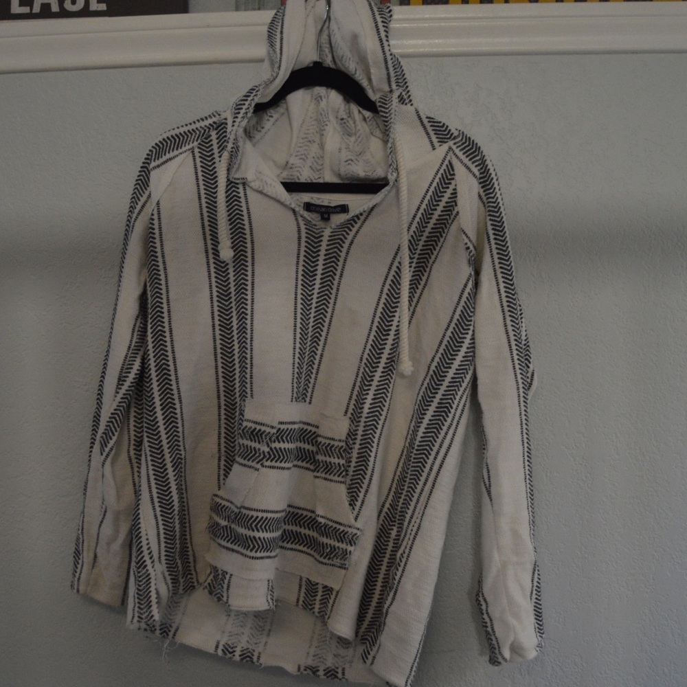 Hawaiian ocean drive hooded sweater